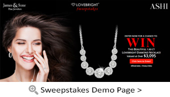 Lovebright Sweepstakes Demo Page