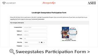 Lovebright Sweepstakes Participation Form