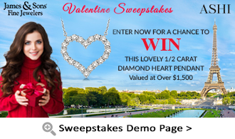 Sweepstakes Demo Page