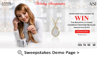 Sweepstakes Demo Page