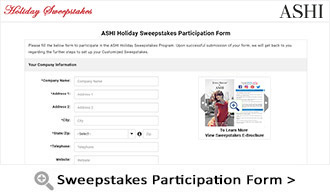 Sweepstakes Participation Form